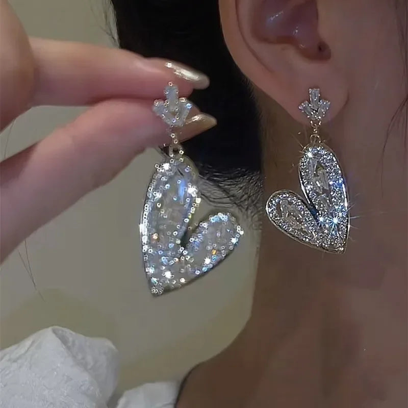 Minimalism Design Double Layered Tassel Chain Earrings for Women Shiny Gold Color Simple Ear Line Cartilage Jewelry Wholesale