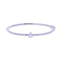 Minimalism Geometric Bangles for Women Heart Marquise Drop Rectangle Cubic Zircon Gold Silver Color Fashion Jewelry for Party